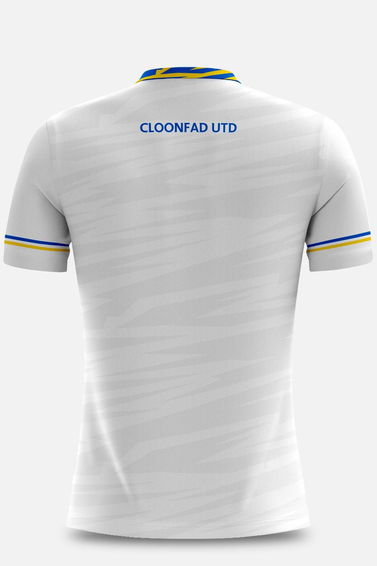Cloonfad Utd Pop Up Shop White Jersey Player Fit Adult