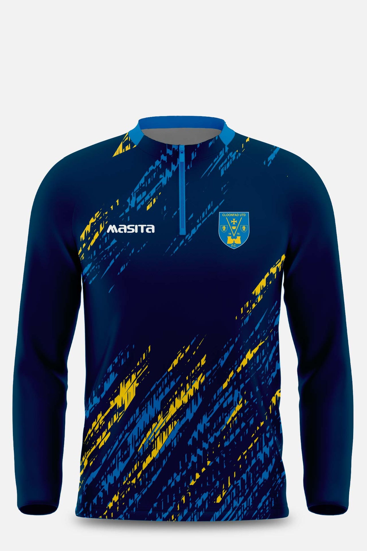 Cloonfad Utd Pop Up Shop Half Zip Kids & Adults