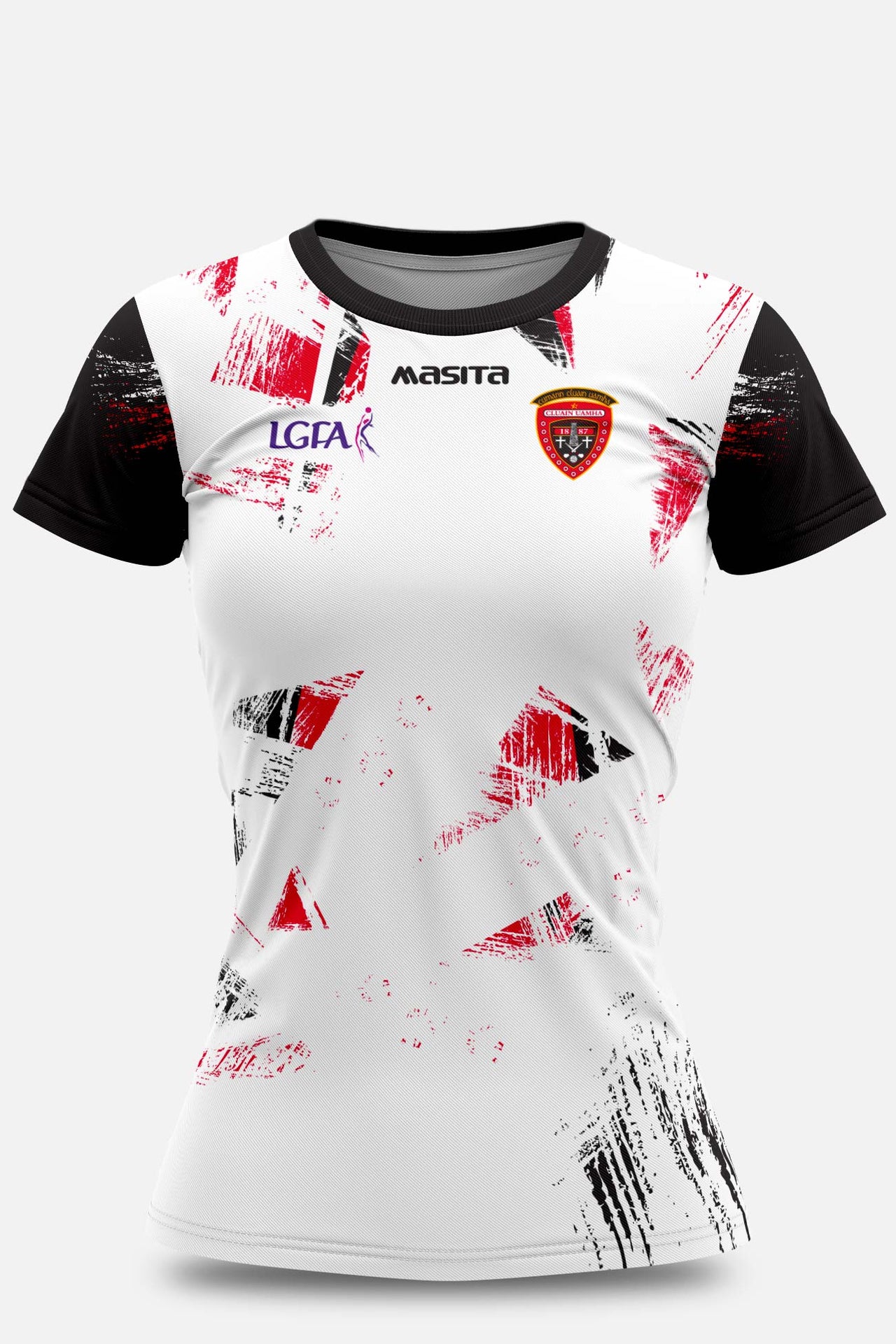 Cloyne LGFA  White Training Jersey Regular Fit Kids & Adults