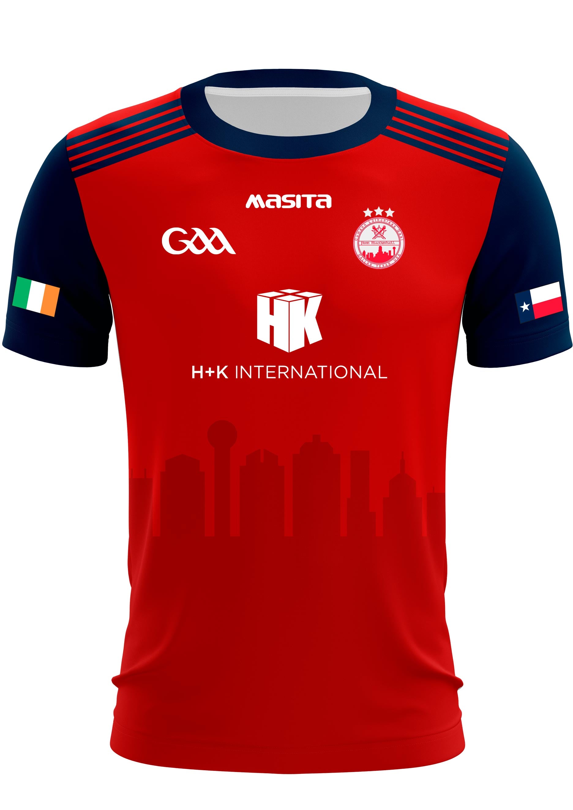 Dallas Fionn Mac Cumhaills GAA Home Jersey Player Fit Adult