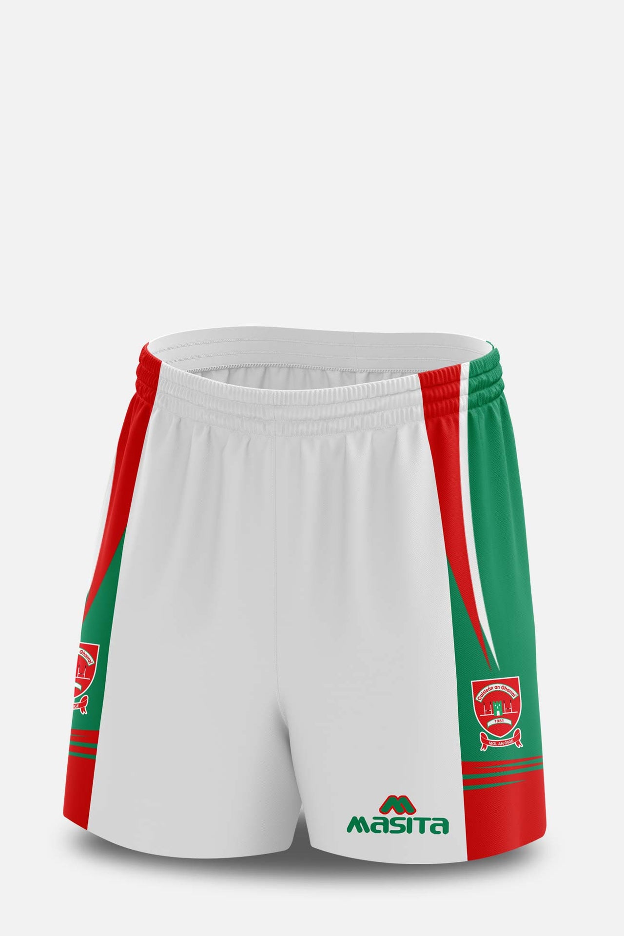 Garrycastle Pop Up Shop White Match Shorts Kids & Adults