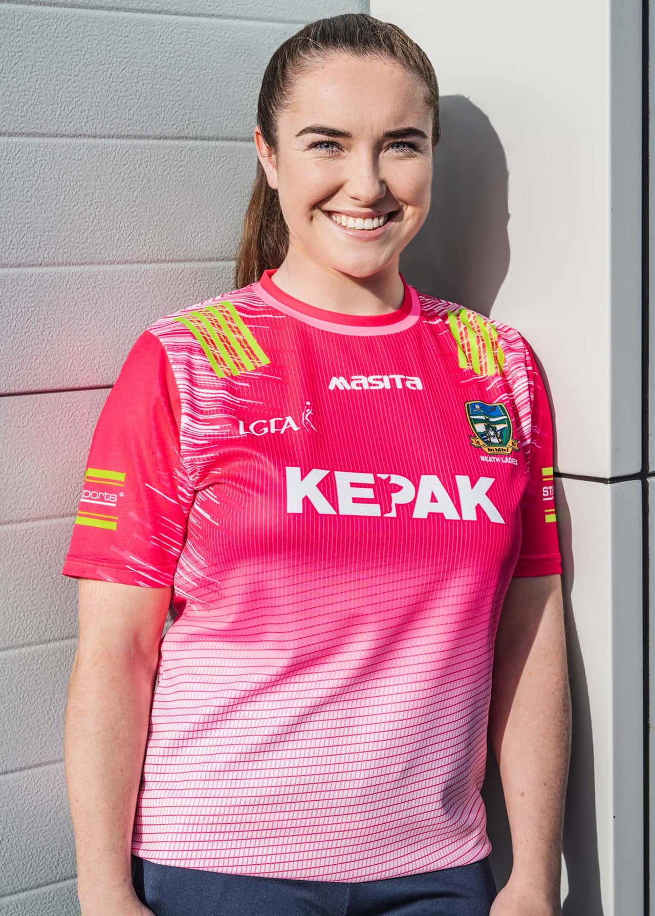 Meath Ladies Pink Jersey Player Fit Adult