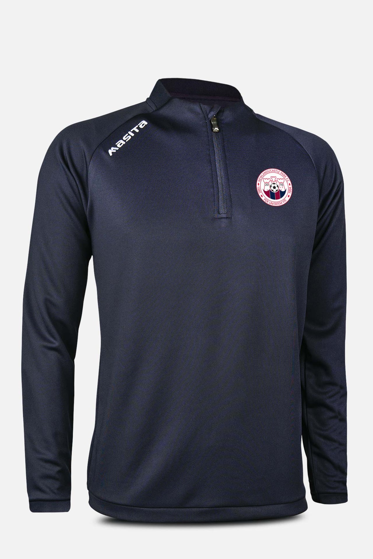 Newlands Castle Park FC Pop Up Shop Navy Oregon Style Half Zip Adult