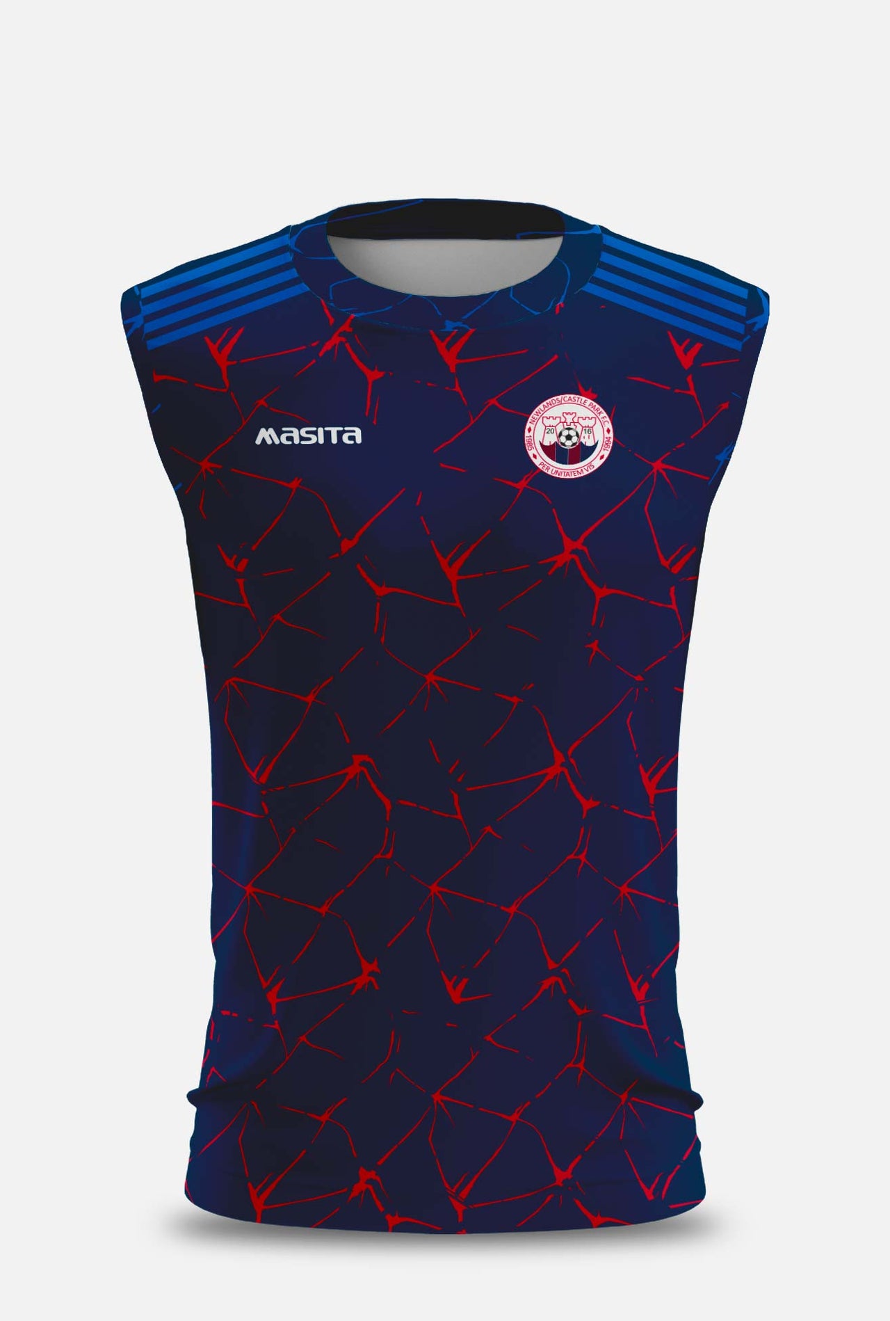 Newlands Castle Park FC Pop Up Shop Sleeveless Jersey Regular Fit Kids & Adults