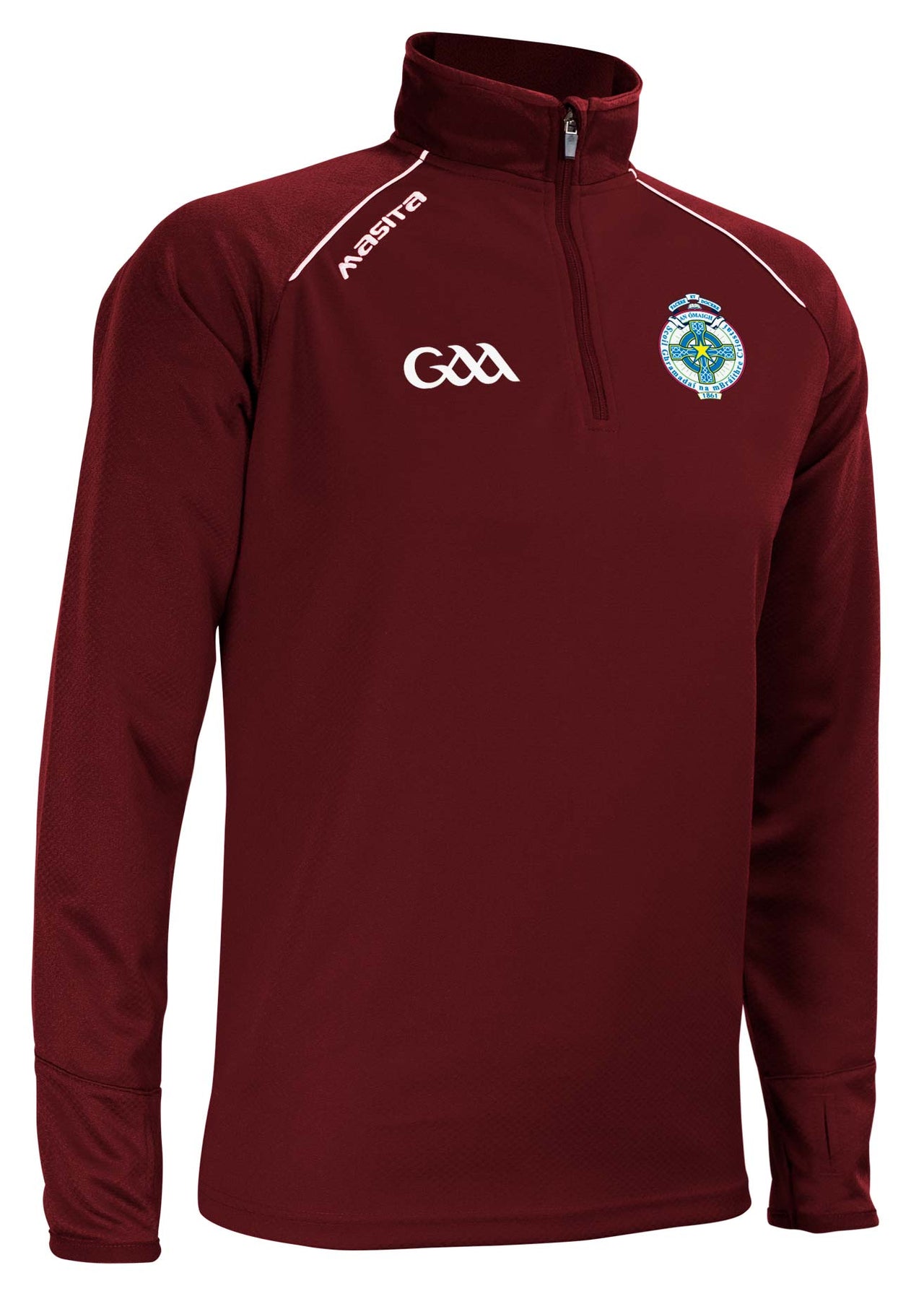 Omagh CBS Supreme Semi Fitted Half Zip Adults