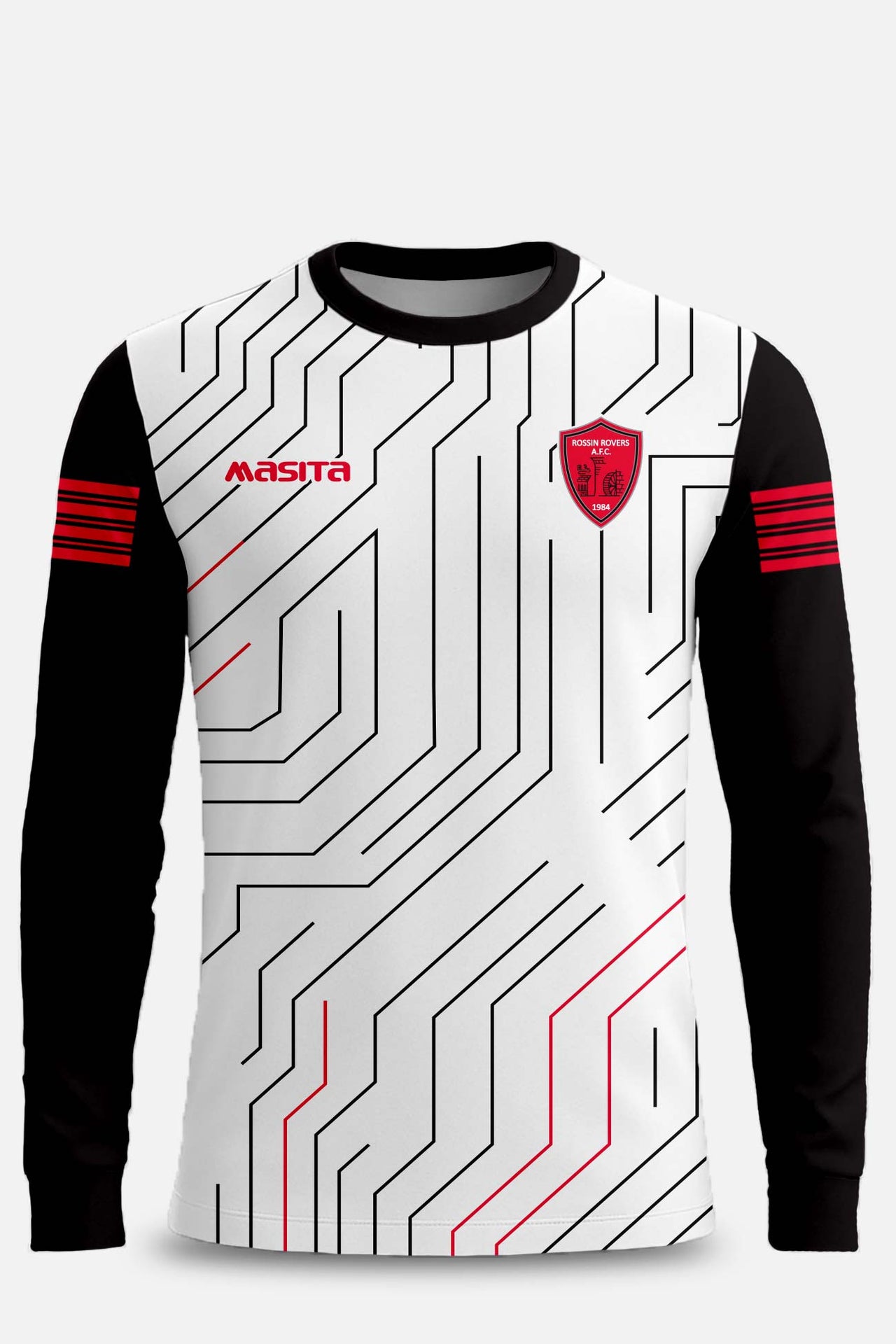 Rossin Rovers AFC Pop Up Shop Long Sleeve Training Jersey Regular Fit Kids & Adults