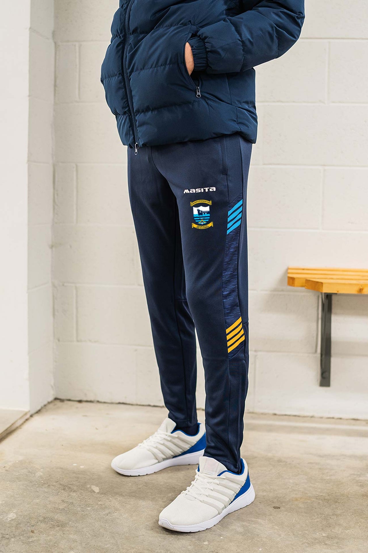 Salthill Knocknacarra Navy Hydro Skinny Bottoms Adults