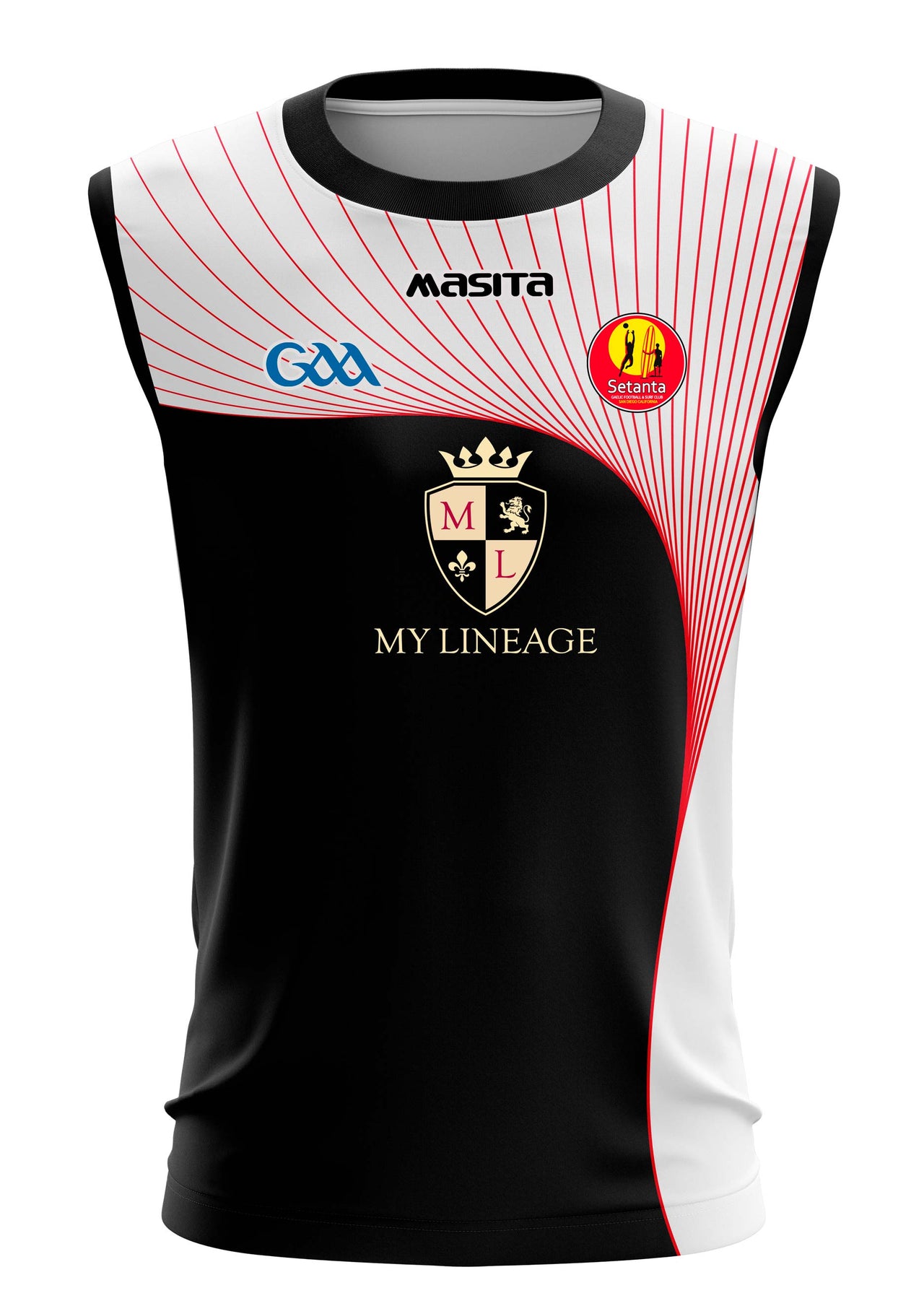 Setanta San Diego Home Sleeveless Shirt Player Fit Adult