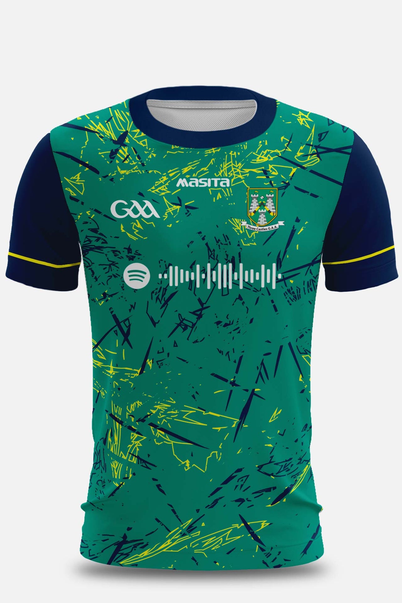 Threecastles GAA Pop Up Shop Navy Training Jersey Player Fit Adult