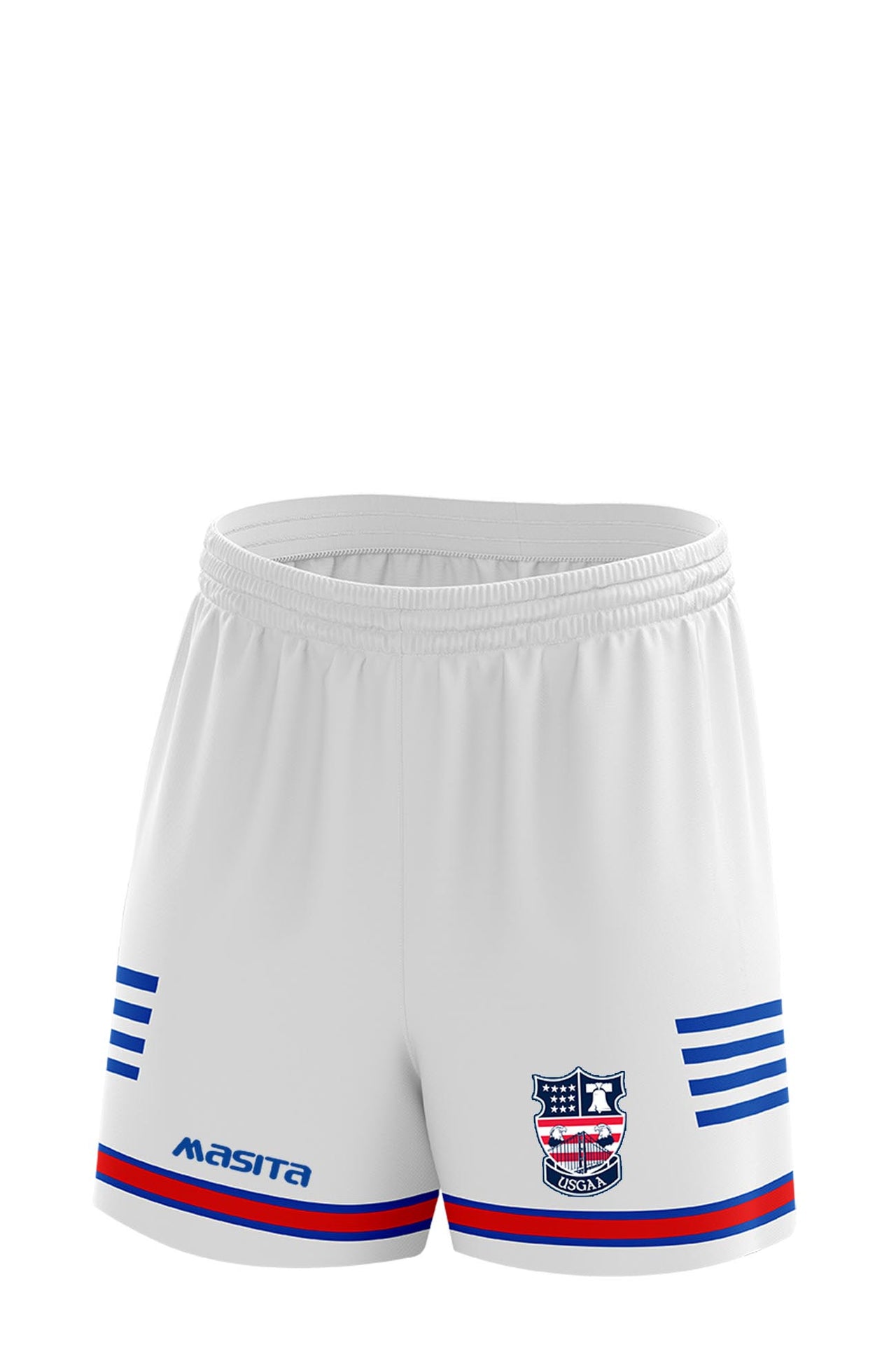USGAA County White Match Shorts Kids