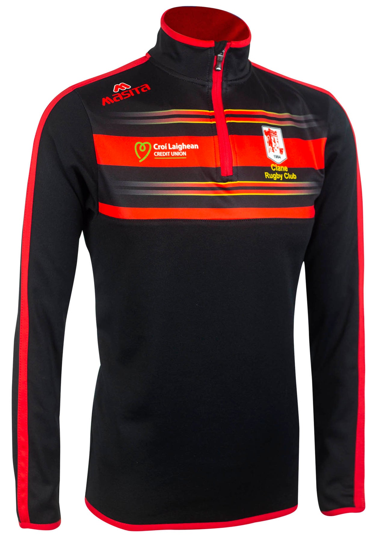 Clane Rugby Squad Half Zip Adults