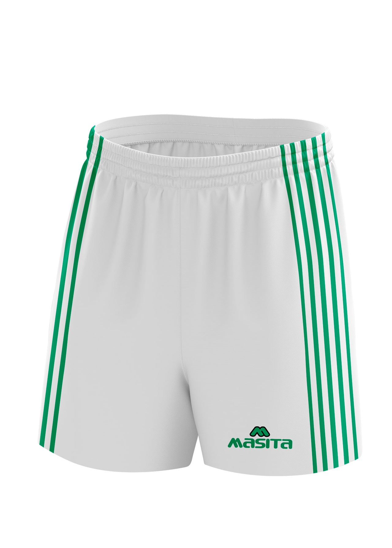 Donard Gaelic Shorts White/Green Kids