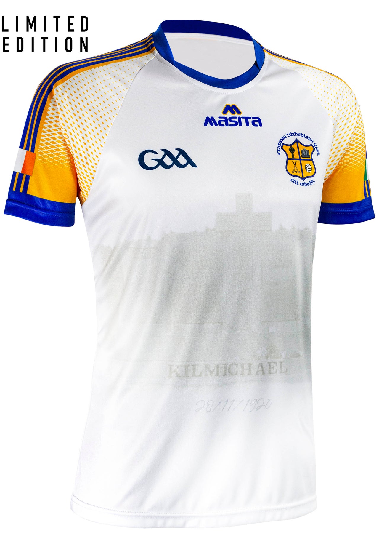 Kilmichael GAA White Commemorative Jersey Player Fit Adult