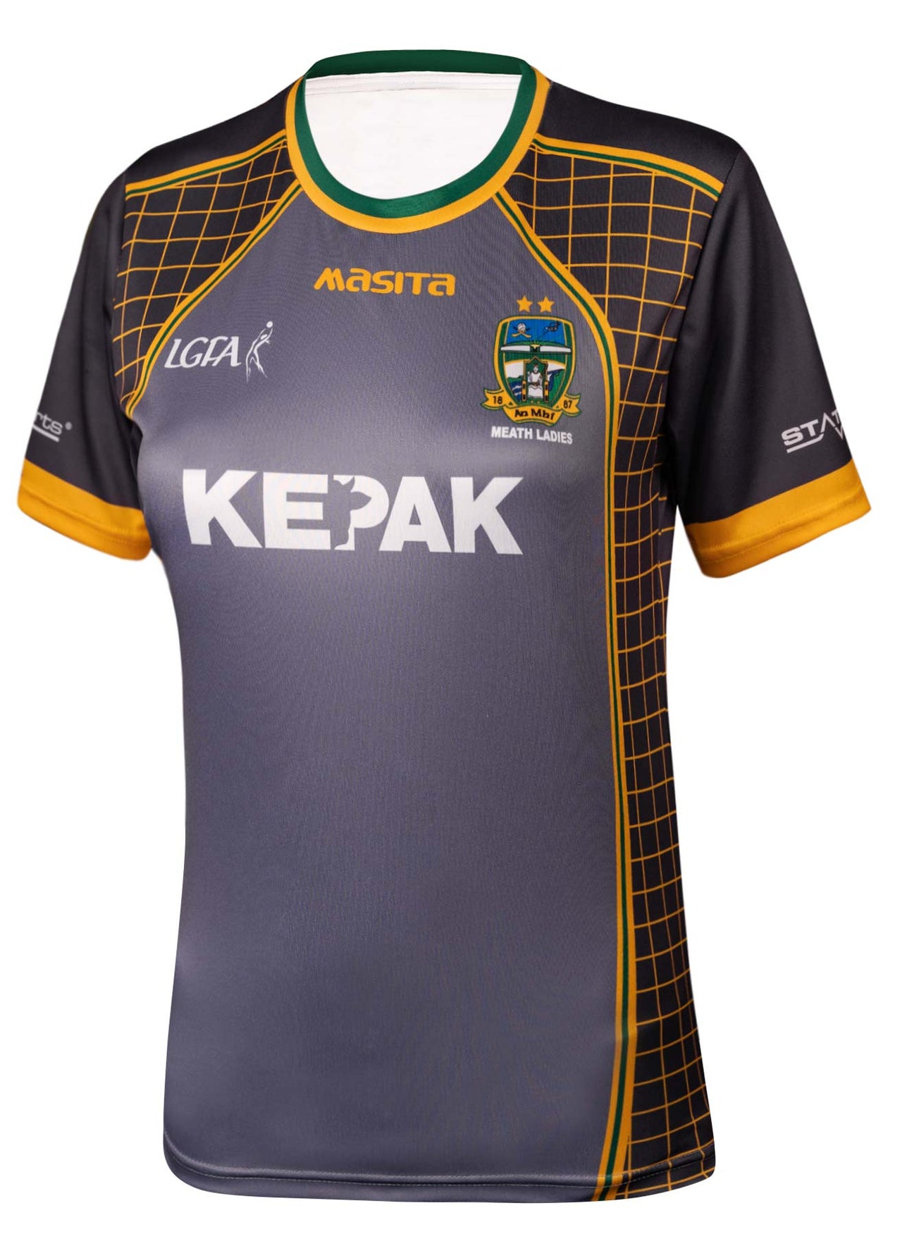 Meath Ladies Grey Goalkeeper Jersey Regular Fit Adult