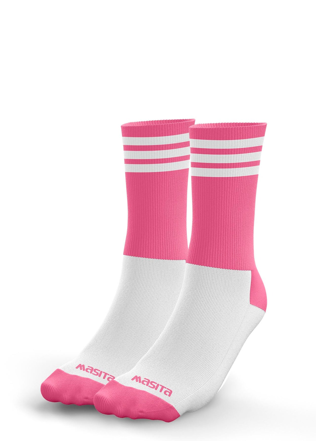 Pink/White Midi Sock