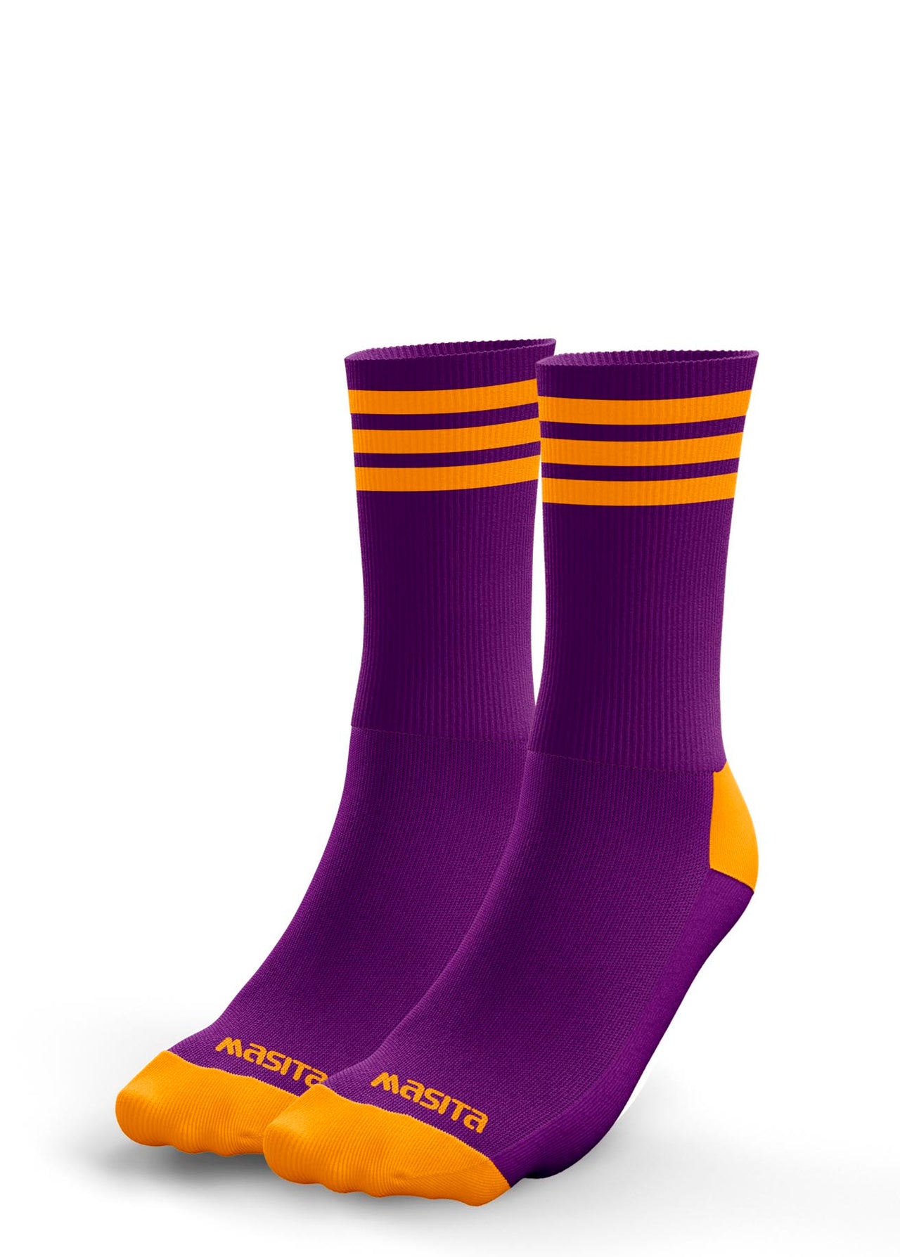 Purple/Amber Midi Socks Adult
