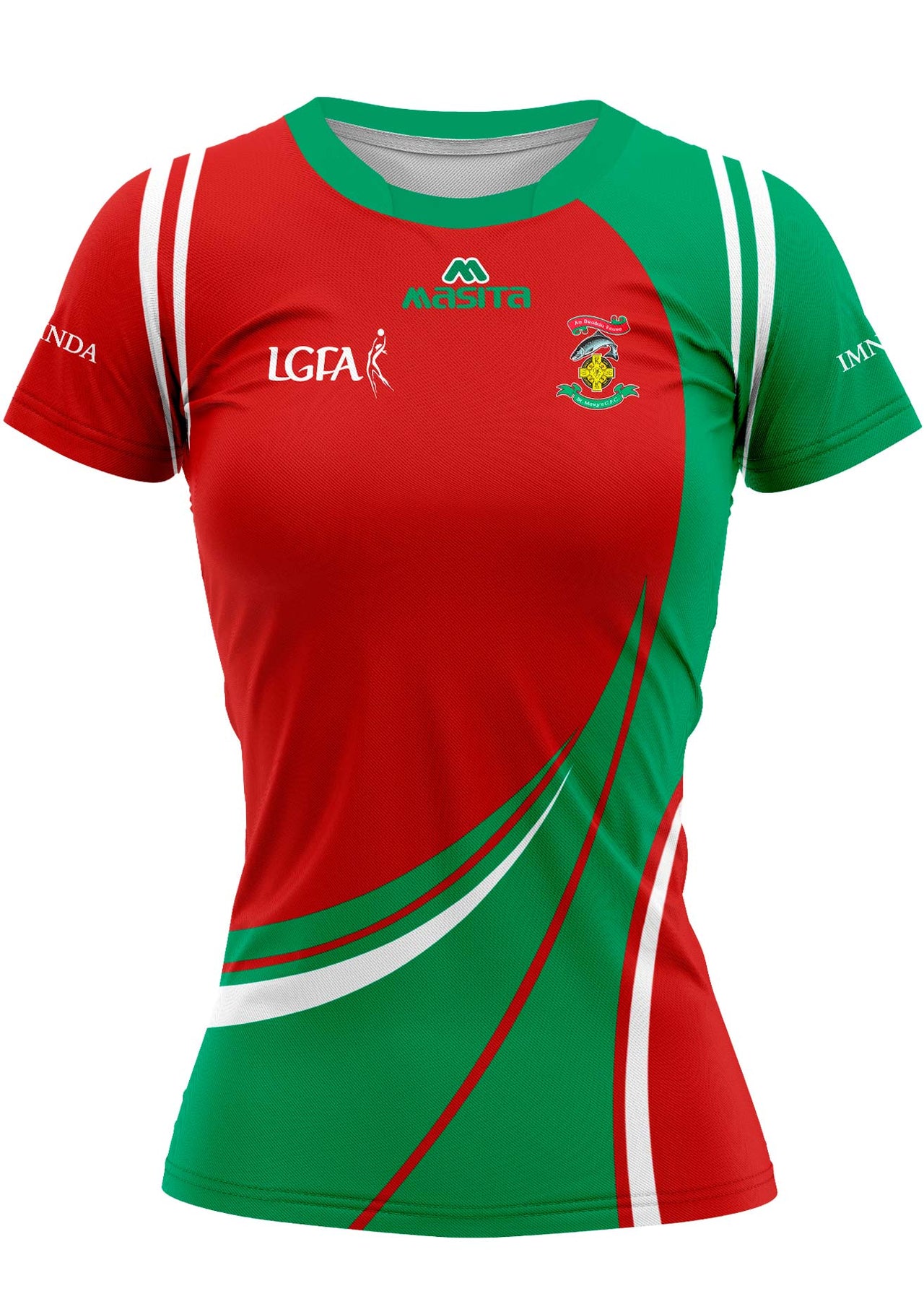 St Mary's LGFA Donore Home Jersey Player Fit
