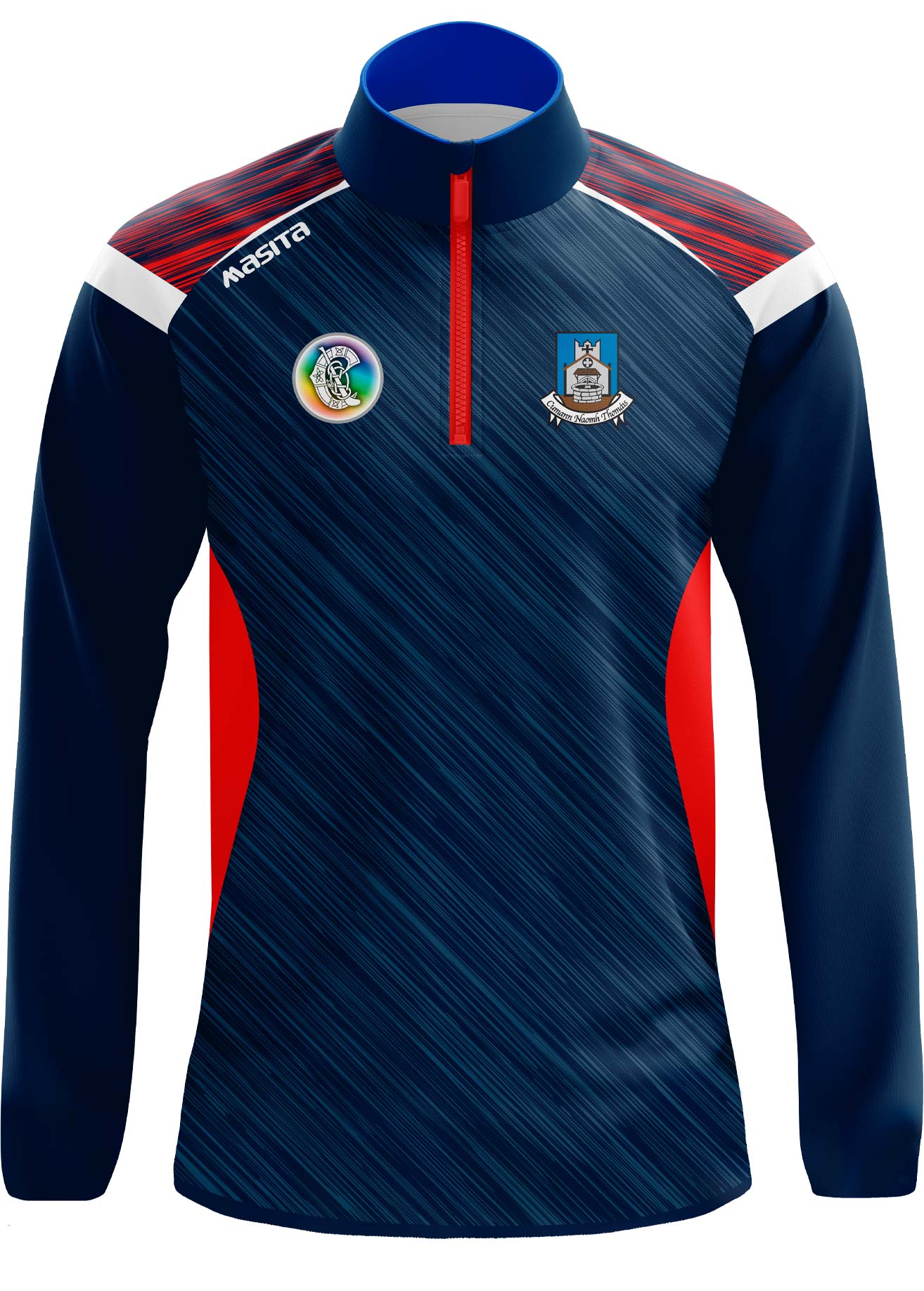 Westmeath Camogie BARR Half Zip (Navy/Maroon)