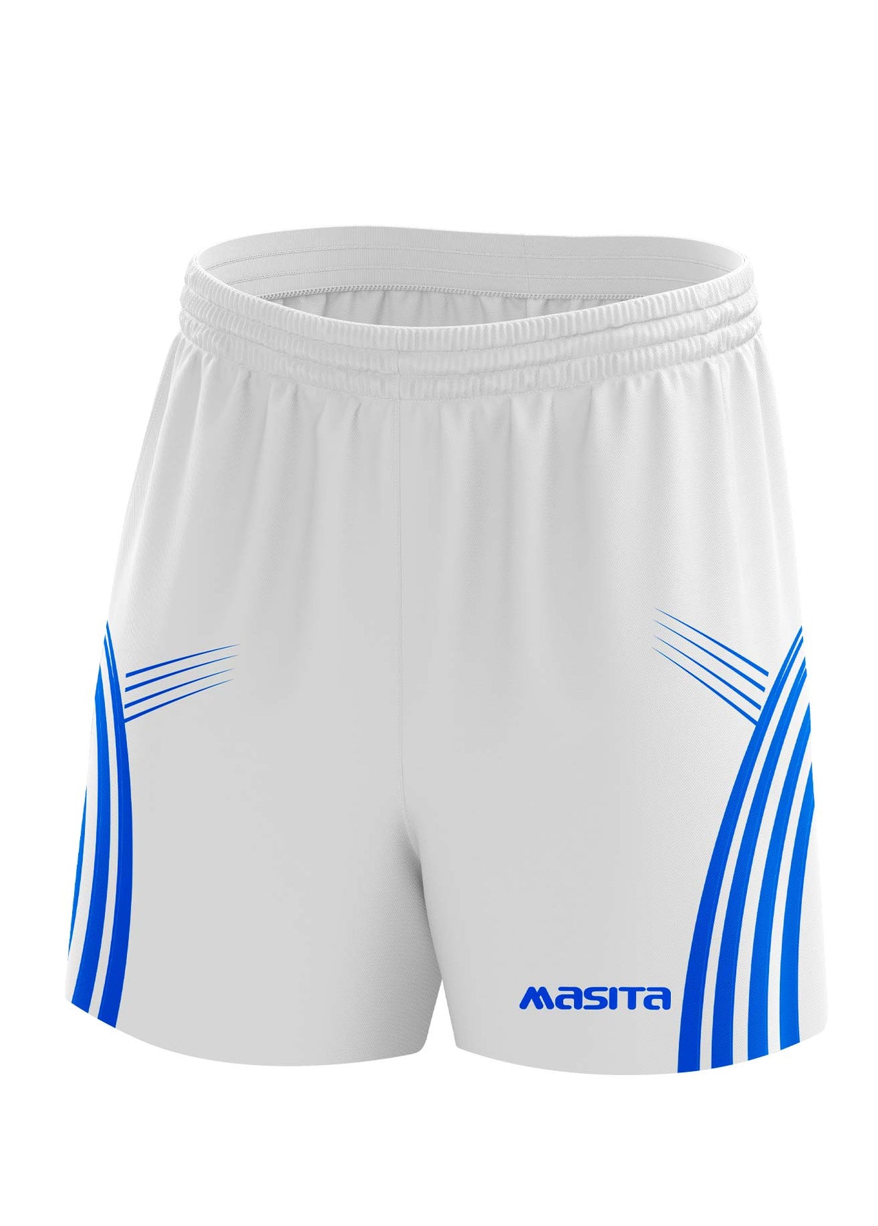 Casey Gaelic Shorts White/Blue Adult