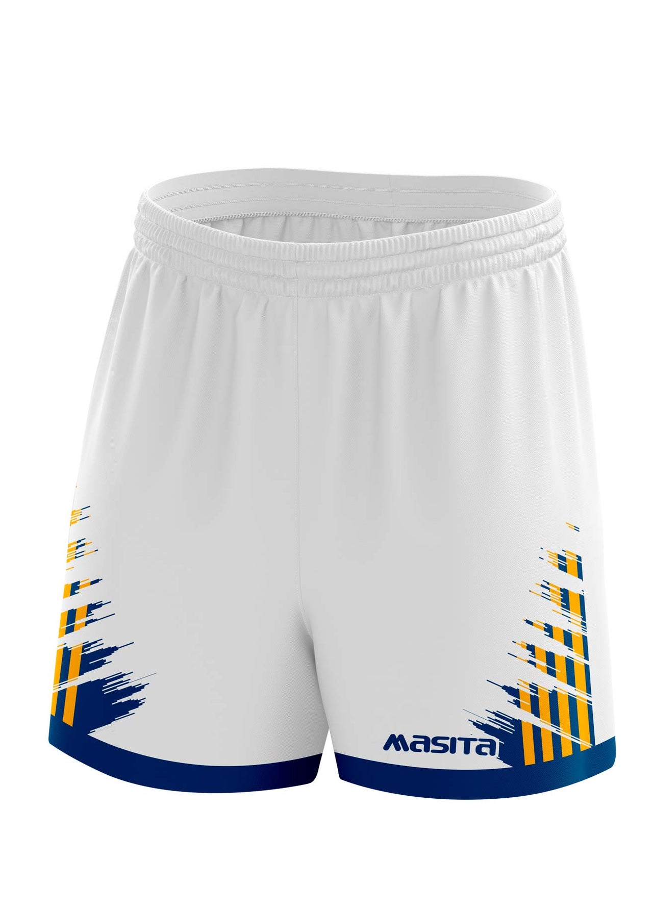 Barkley Gaelic Shorts White/Navy/Amber Kids