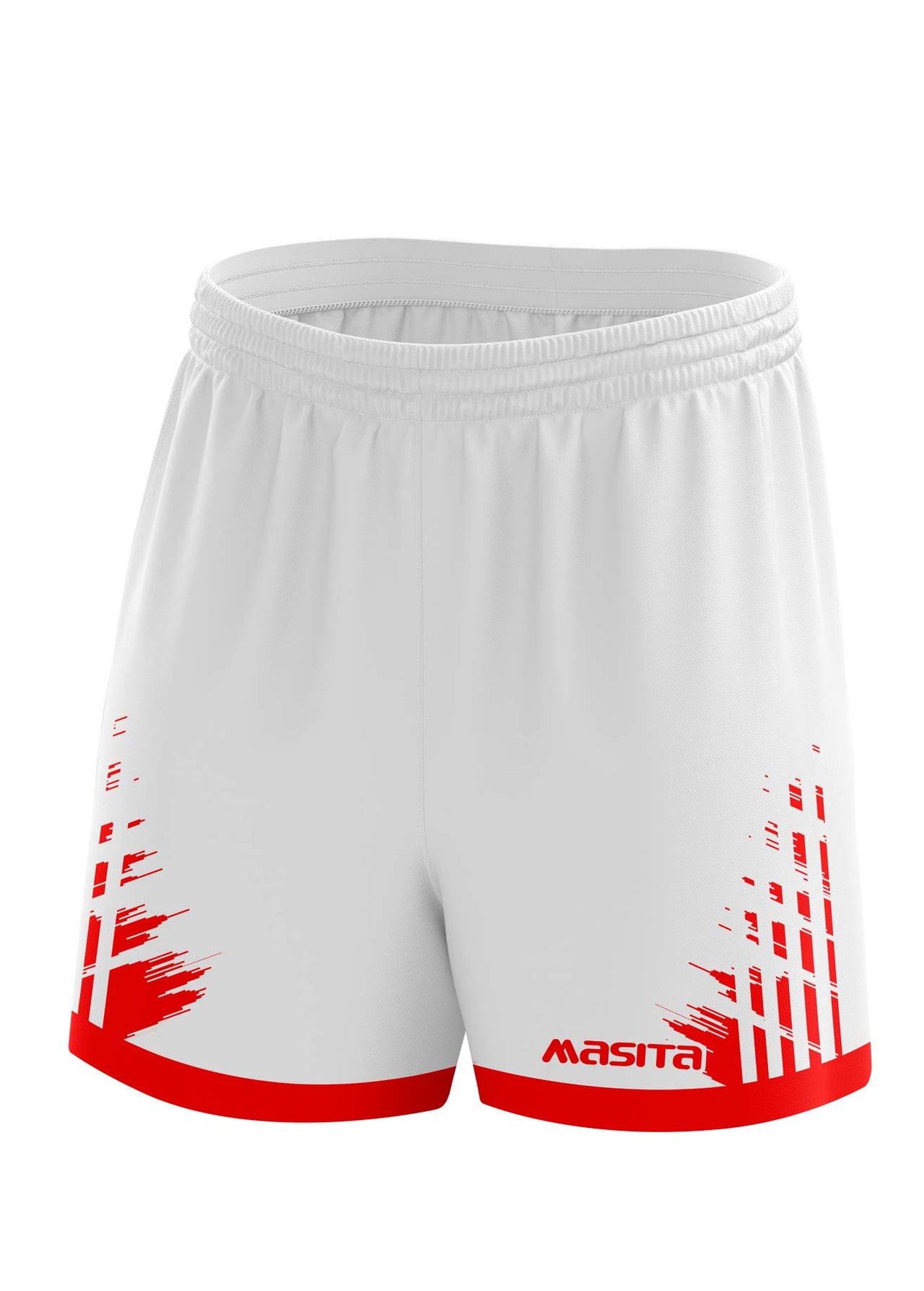 Barkley Gaelic Shorts White/Red Adult