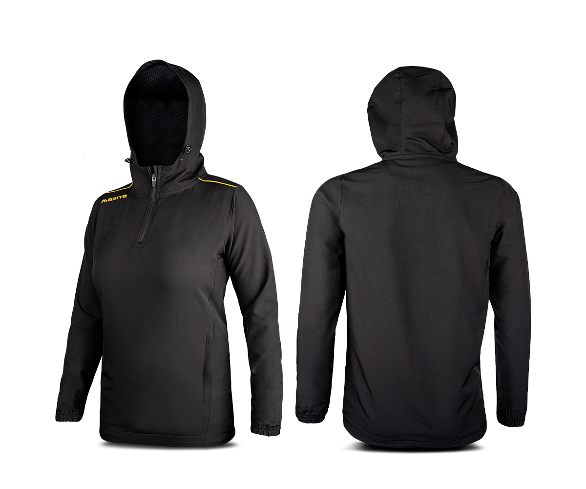 Vermont Style Camogie Hoodie Black/Amber