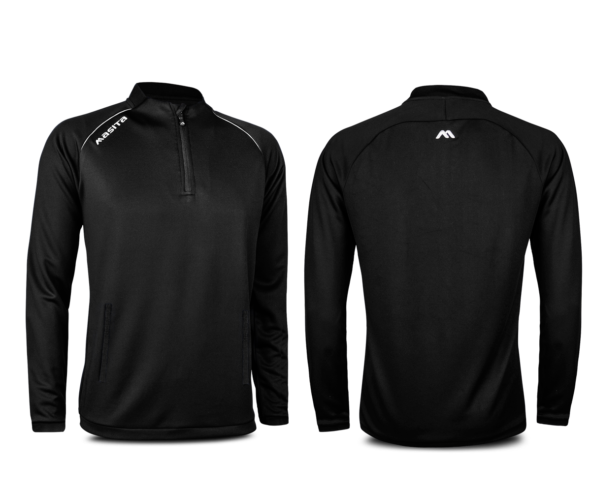 Rico Style GAA Half Zip Black/White