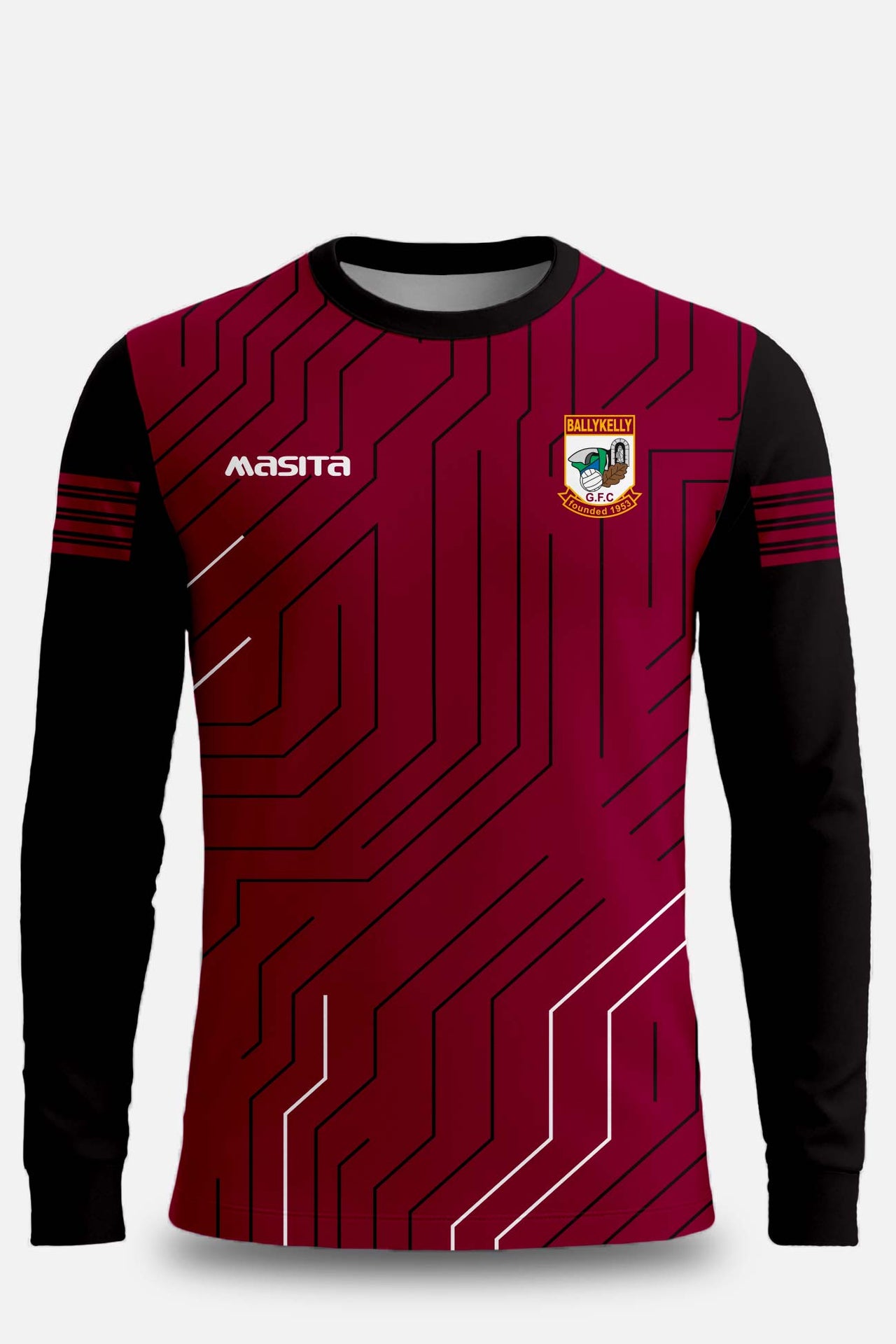 Ballykelly GFC Pop Up Shop Long Sleeve Training Jersey Regular Fit Kids & Adults