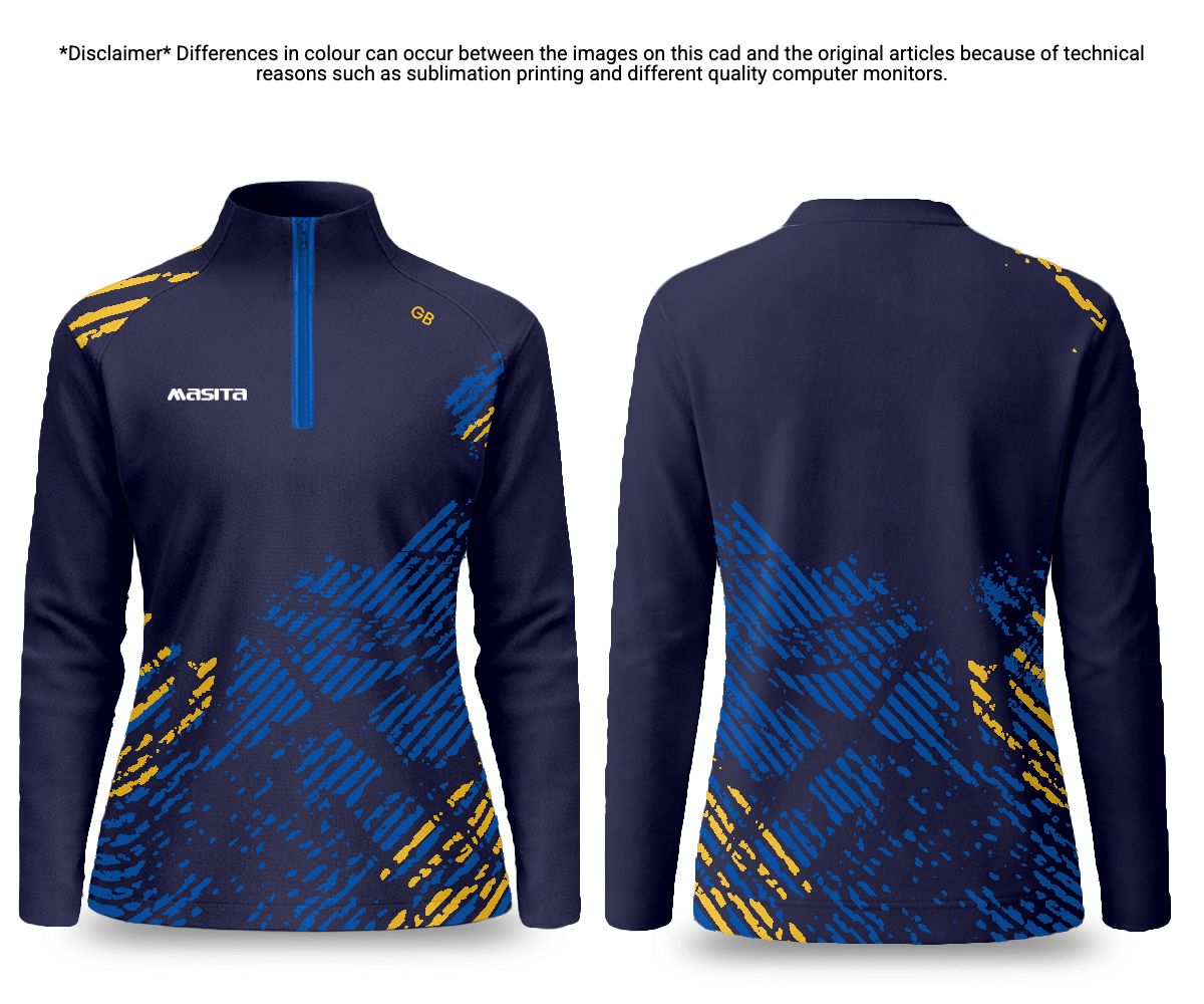 Official Camogie Quarter Zip Dara Style