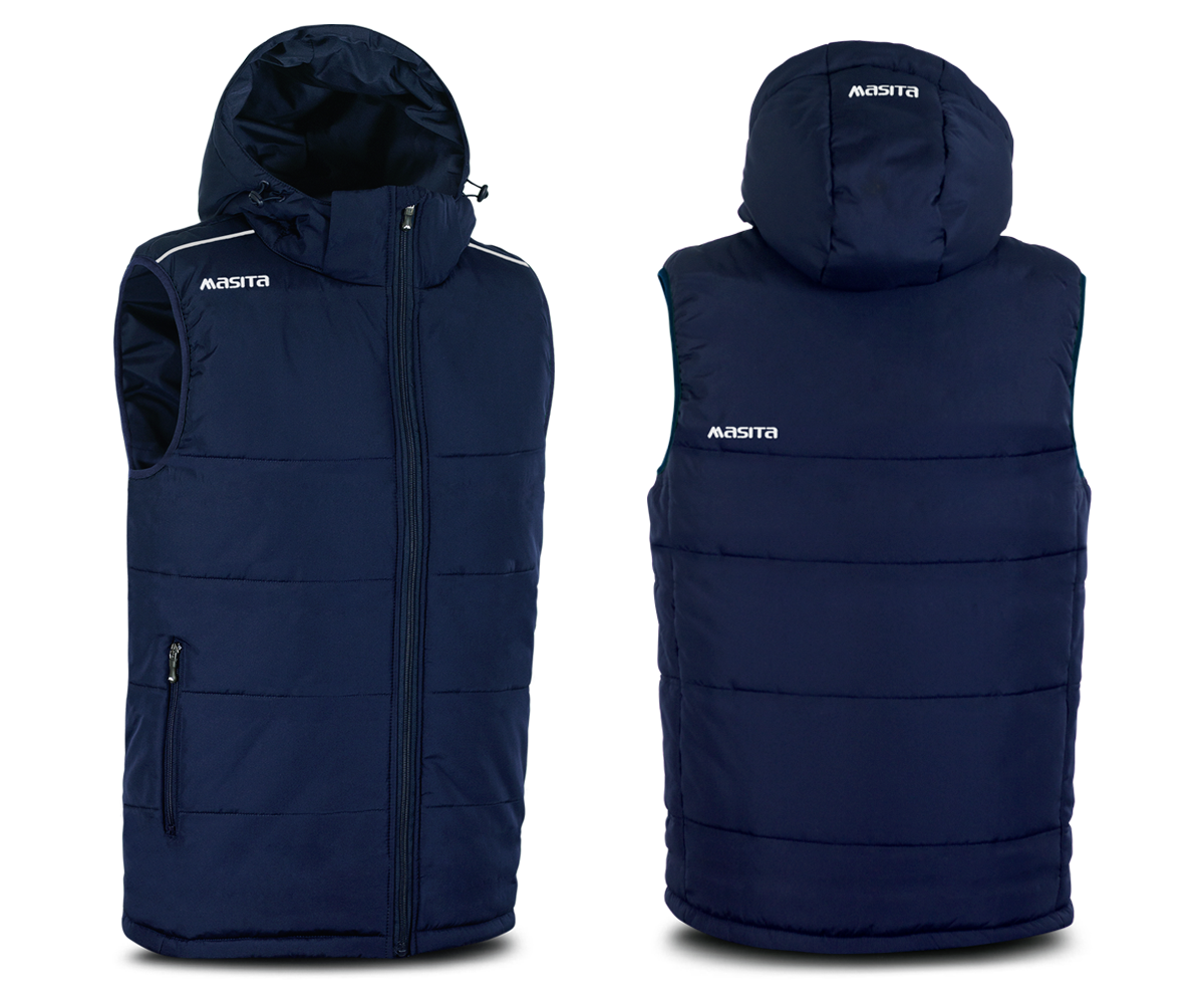 Tivo Style GAA Gilet Jacket Navy/White