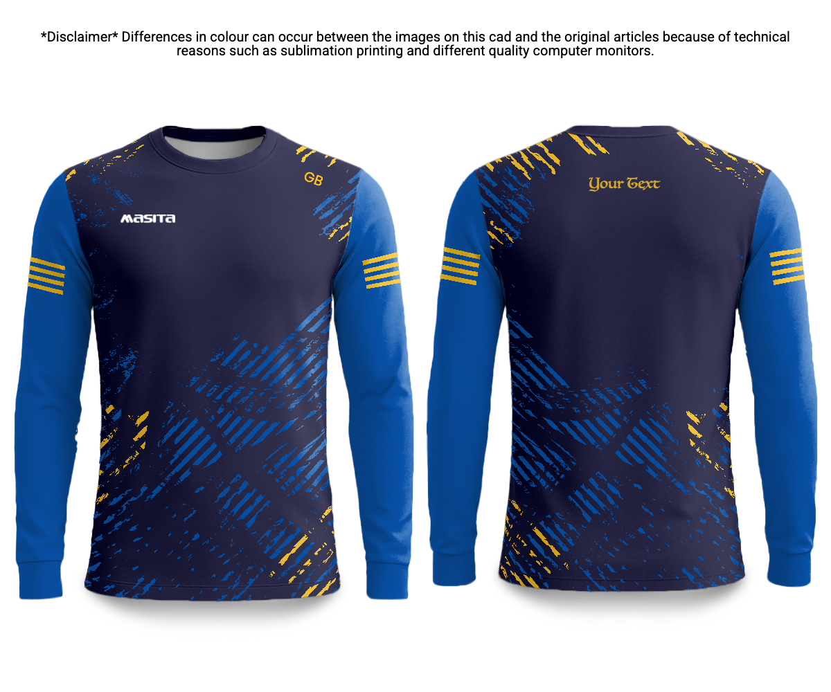Official GAA Long Sleeve Training Jersey Curragh Style