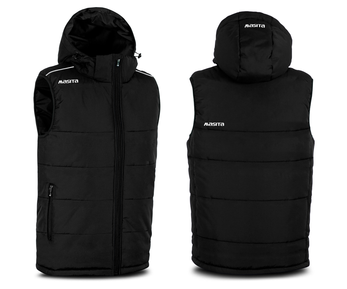Tivo Style GAA Gilet Jacket Black/White
