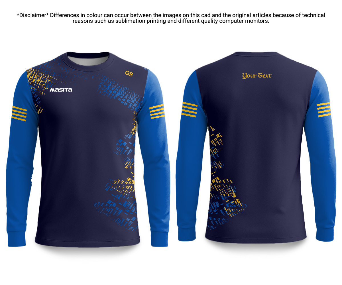 Official GAA Long Sleeve Training Jersey Dara Style
