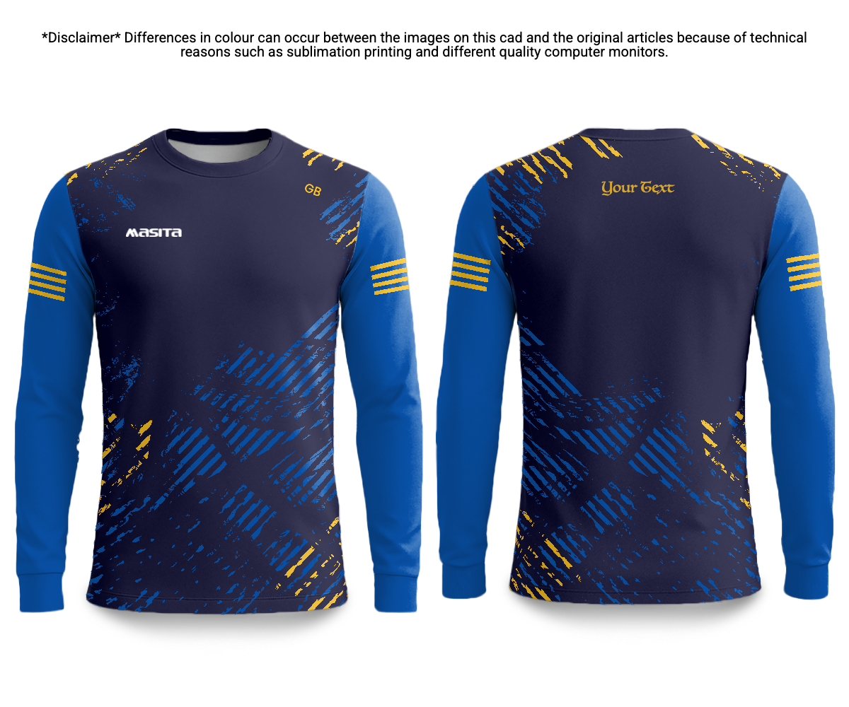 Official Camogie Long Sleeve Training Jersey Dara Style