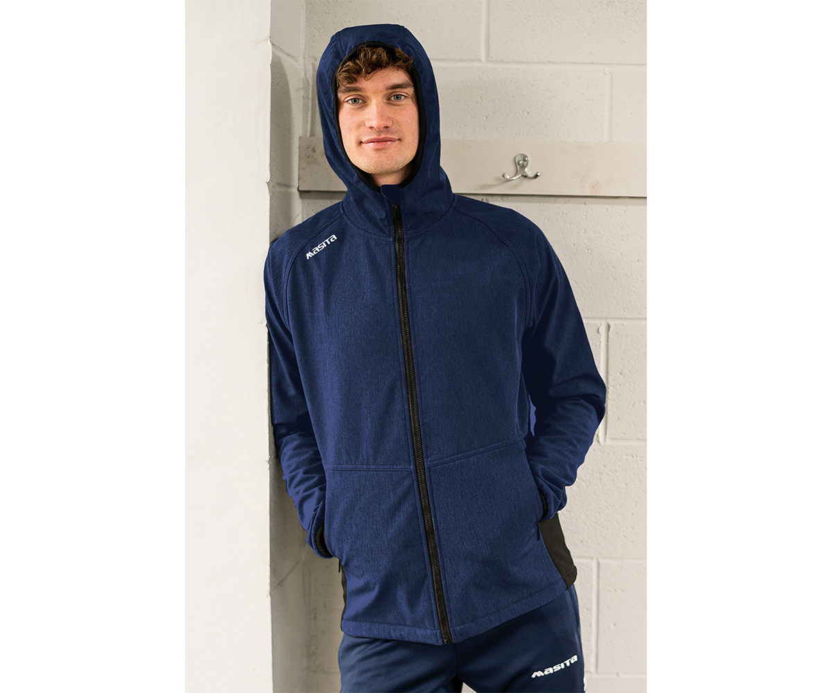 Tara Style Softshell Hoodie Navy