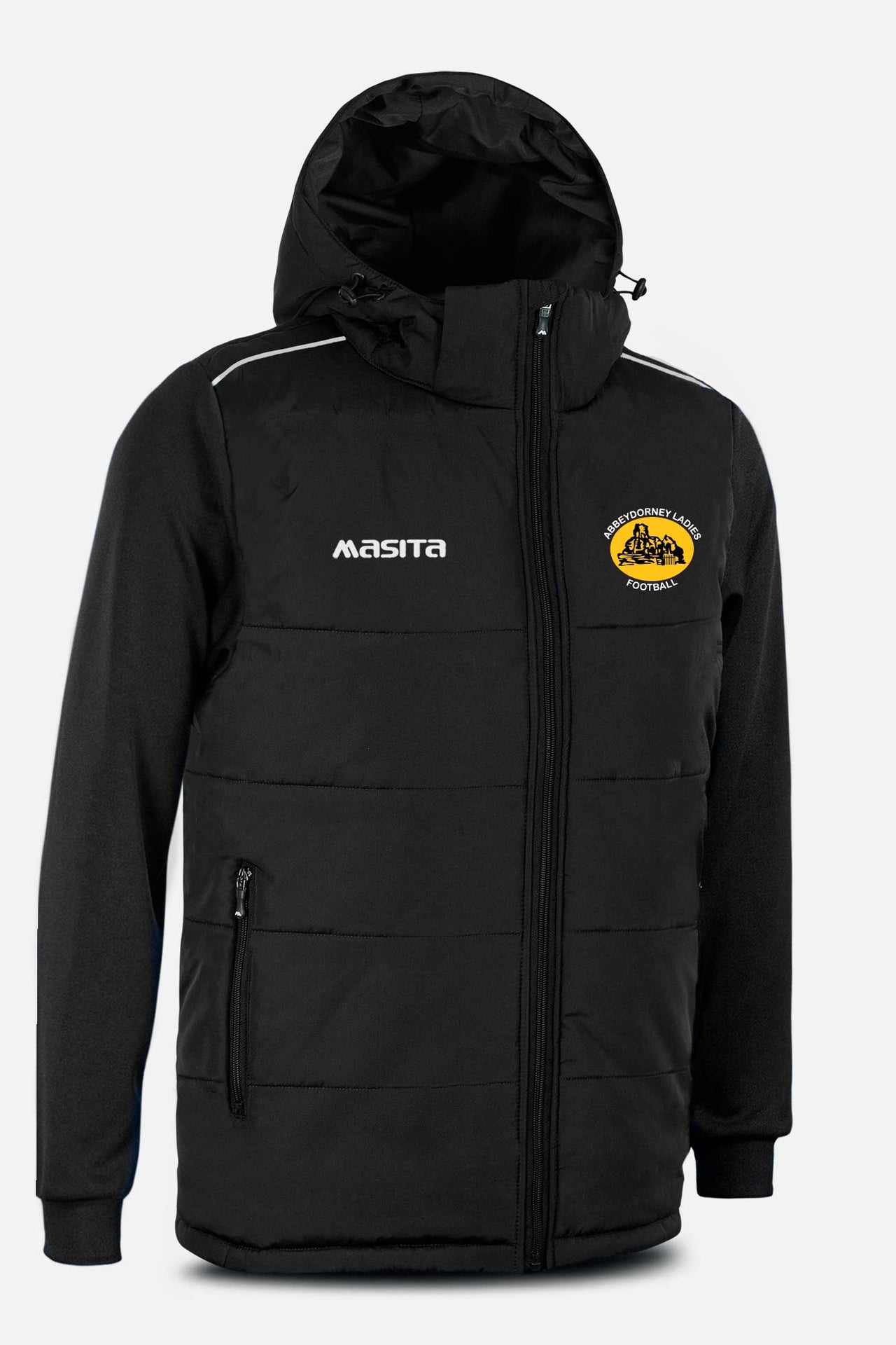 Abbeydorney LGFC Pop Up Shop Black Padded Jacket Kids & Adults