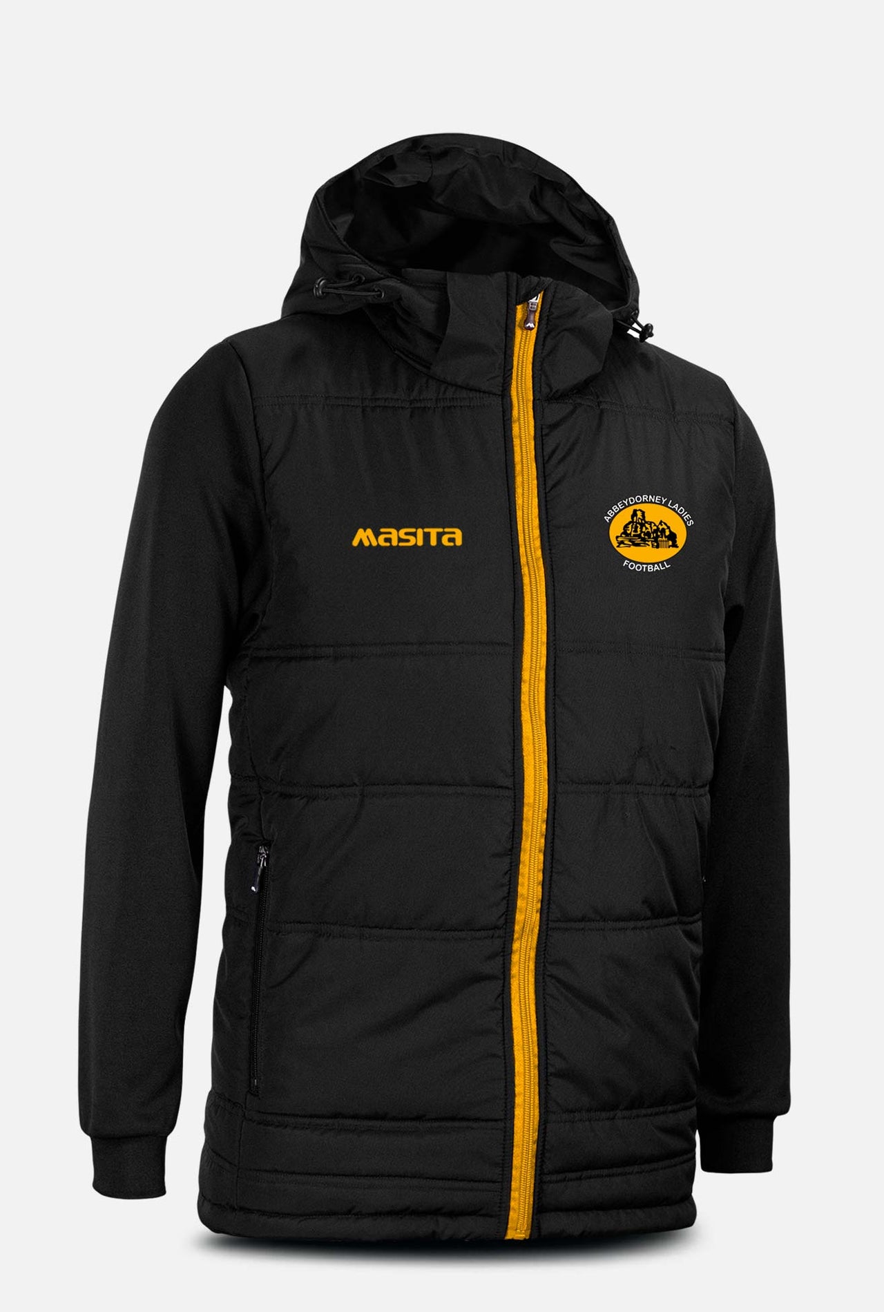 Abbeydorney LGFC Pop Up Shop Black Nova Padded Jacket Kids & Adults