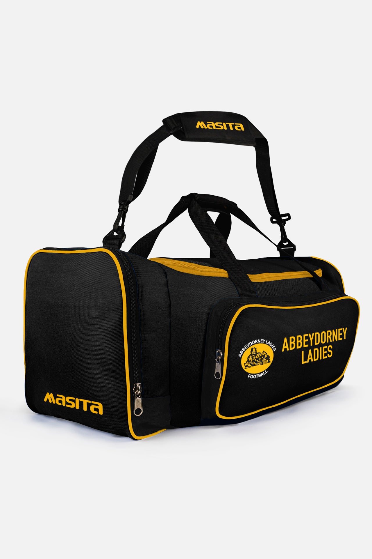 Abbeydorney LGFC Pop Up Shop Black/Amber Tara Style Club Bag
