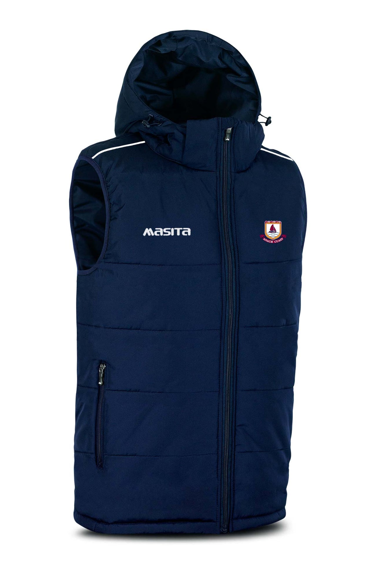Annaghdown LGFA Pop Up Shop Navy Sleeveless Gilet Kids & Adults