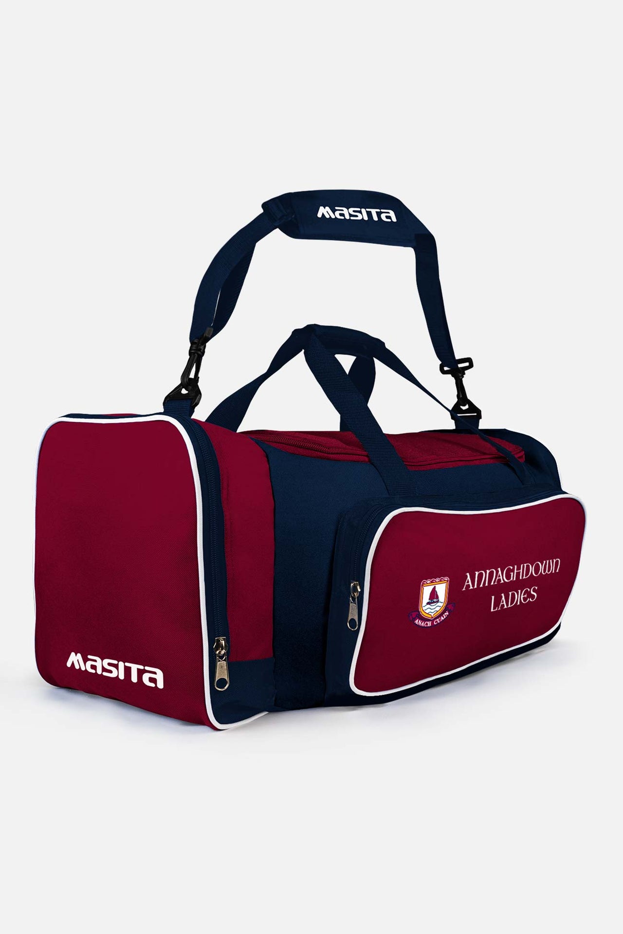 Annaghdown LGFA Pop Up Shop Marron/Navy/White Tara Style Club Bag