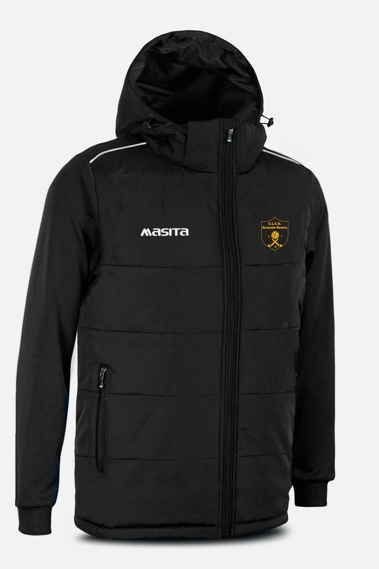 Arravale Rovers Pop Up Shop Black Padded Jacket Kids & Adults