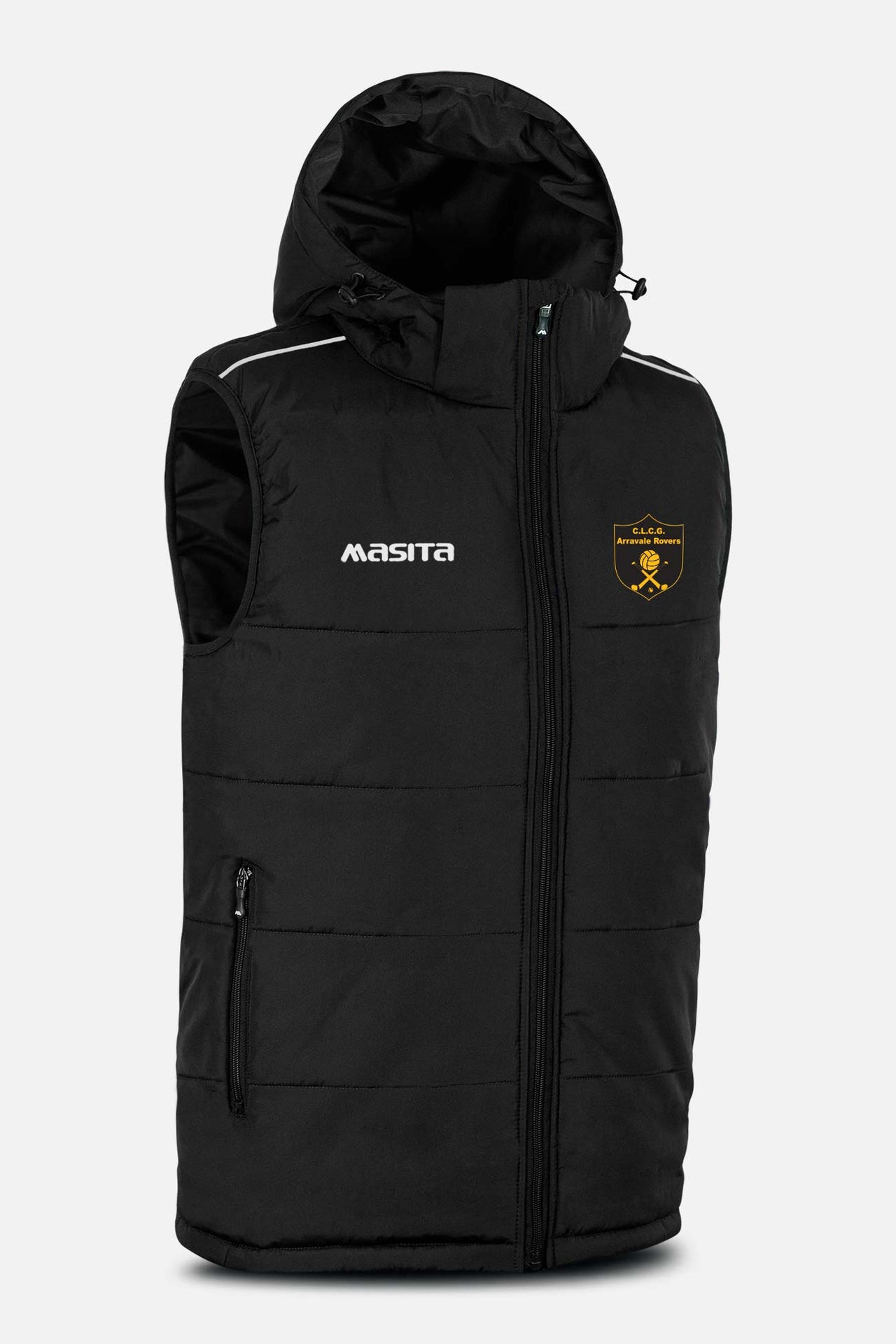 Arravale Rovers Pop Up Shop Black Sleeveless Gilet Kids & Adults