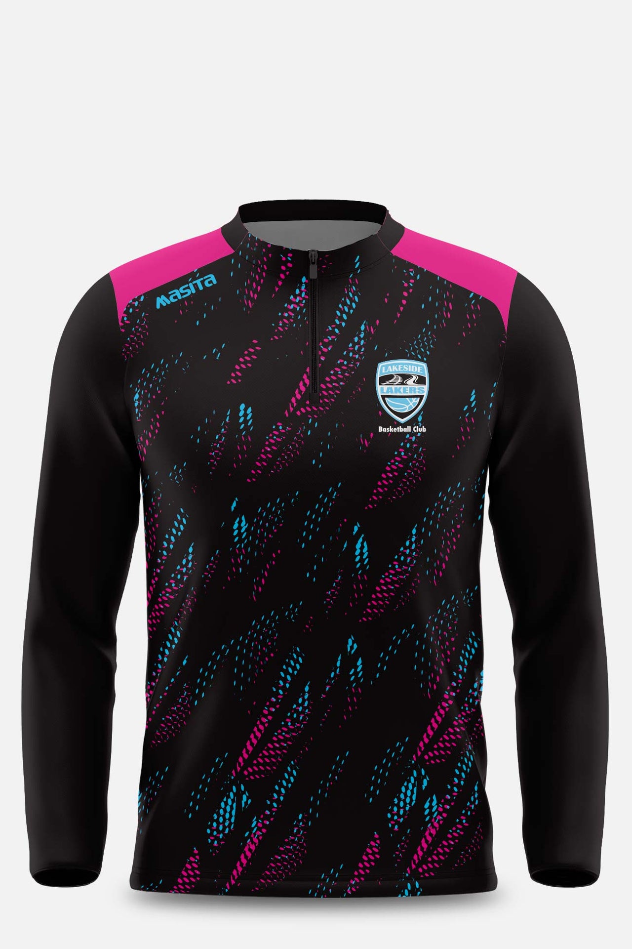 Ballinrobe Basketball Pop Up Shop Pink Half Zip Kids & Adults