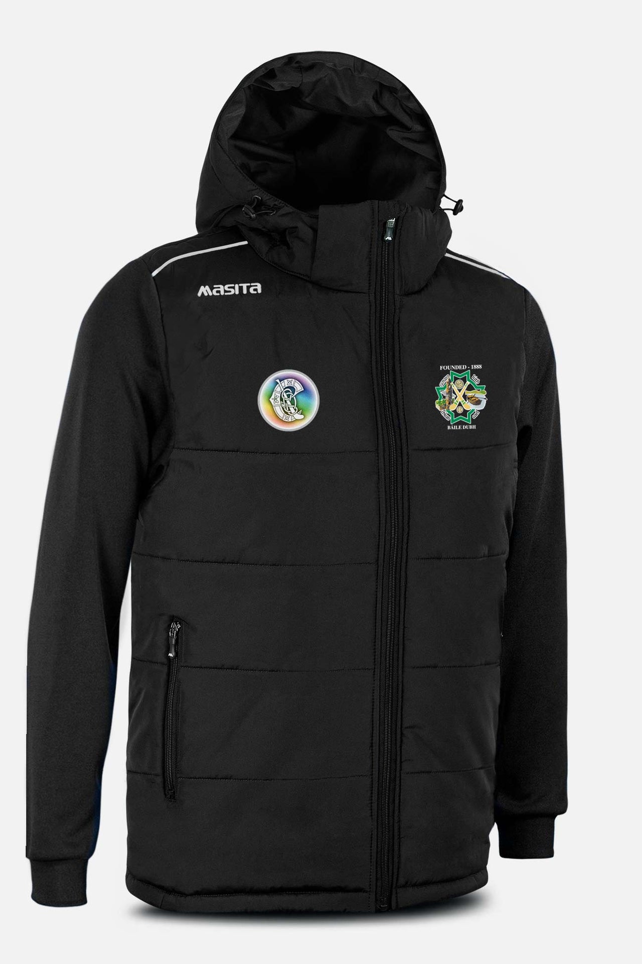 Ballyduff Camogie Black Padded Jacket Kids & Adults