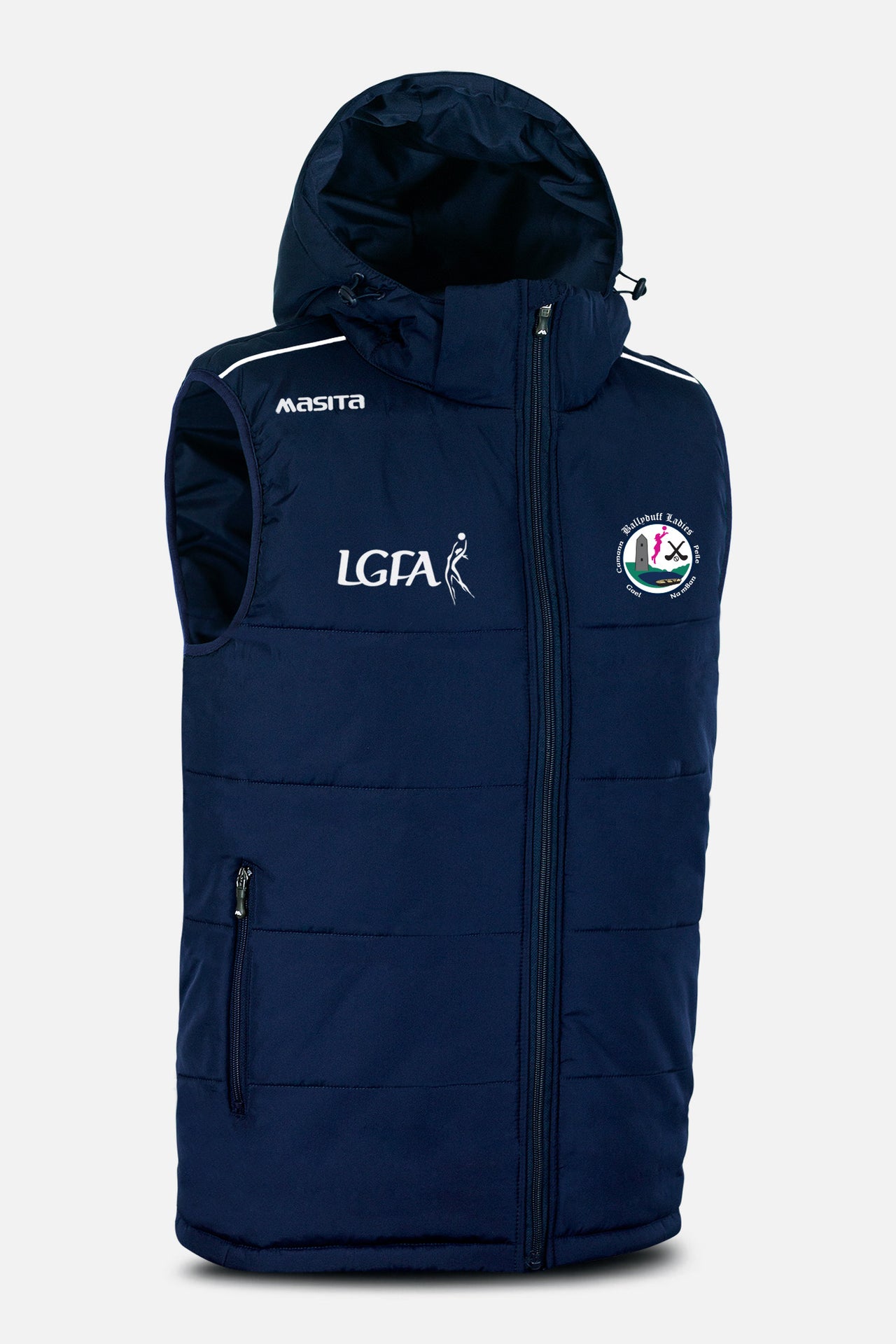 Ballyduff LGFA Navy Sleeveless Gilet Kids & Adults