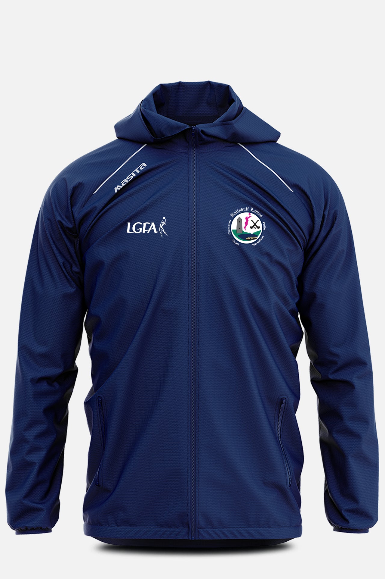 Ballyduff LGFA Navy Windbreaker Kids & Adults