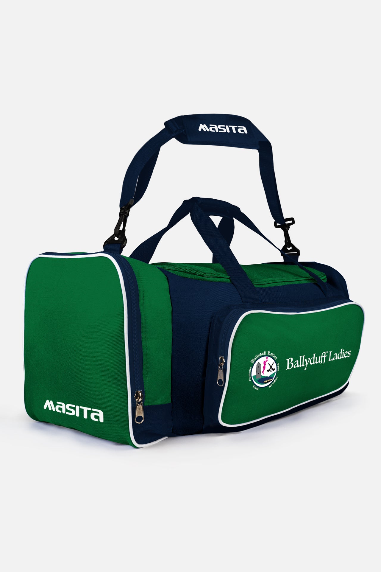 Ballyduff LGFA Green/Navy/White Tara Style Club Bag