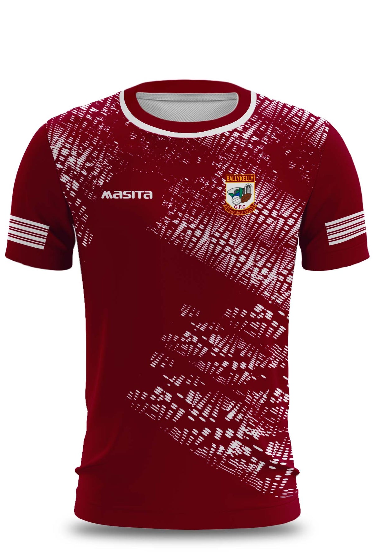Ballykelly Pop Up Apollo Style Maroon Training Jersey Regular Fit Kids & Adults