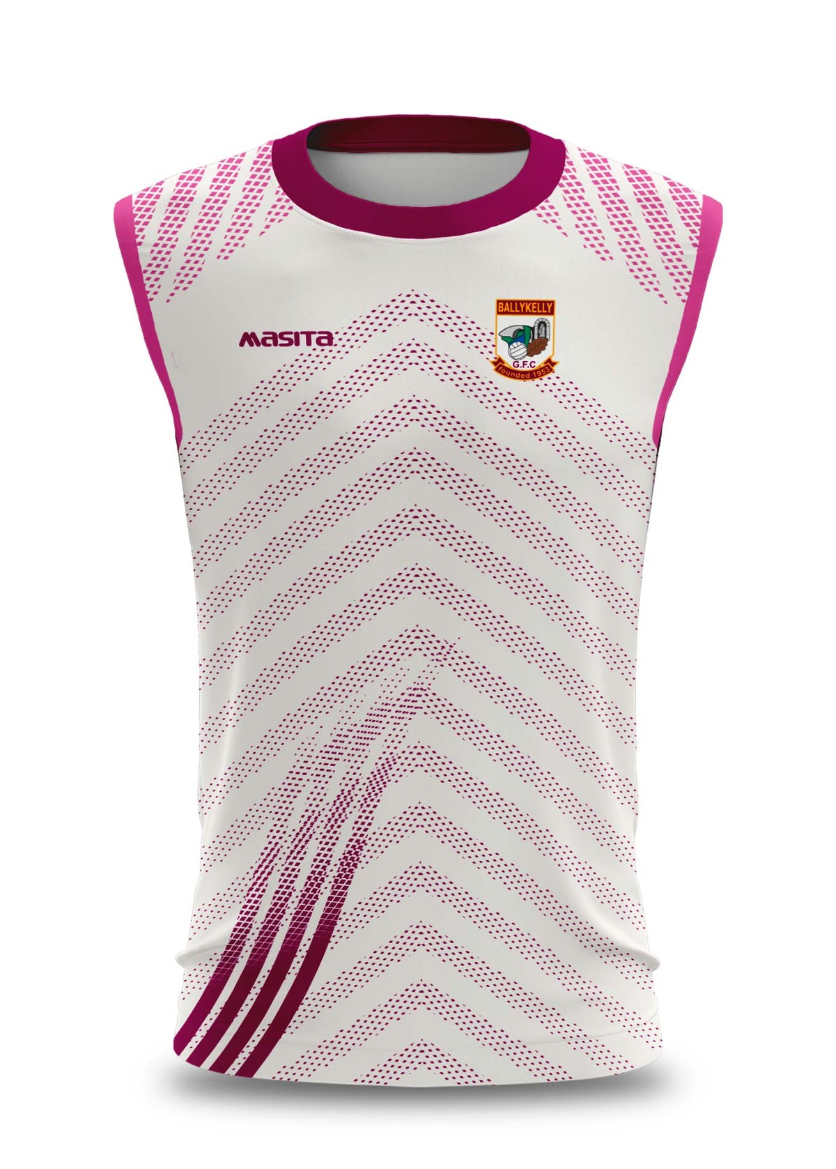 Ballykelly GFC Pop Up Shop Curragh Style Sleeveless Jersey Regular Fit Kids & Adults