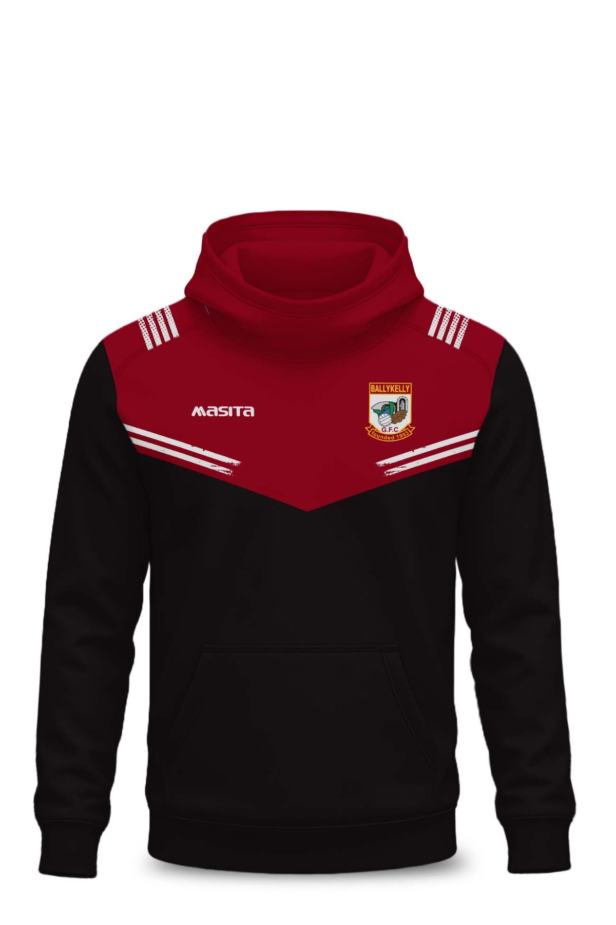 Ballykelly Pop Up Black Hoodie Kids & Adults